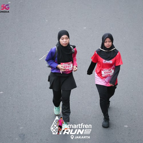 Race photo from SMARTFREN RUN 2026