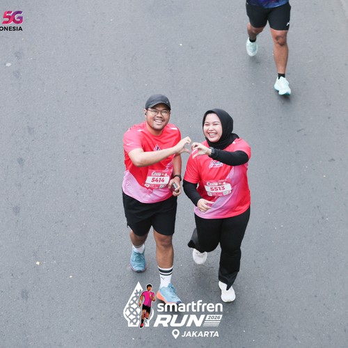 Race photo from SMARTFREN RUN 2026