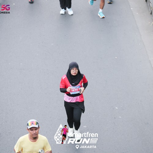Race photo from SMARTFREN RUN 2026