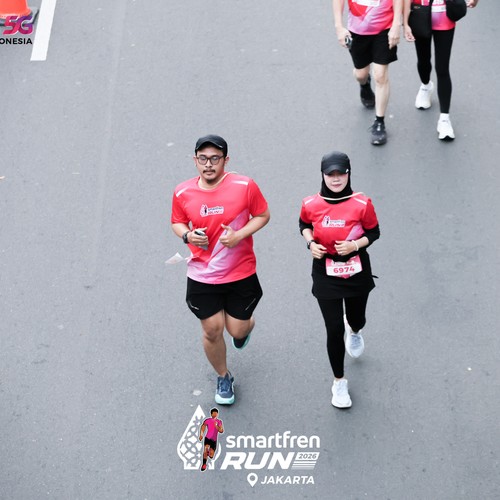 Race photo from SMARTFREN RUN 2026