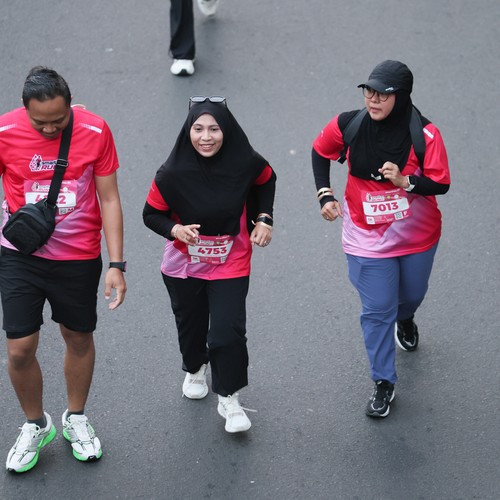 Race photo from SMARTFREN RUN 2026