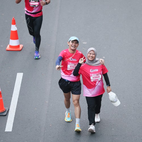 Race photo from SMARTFREN RUN 2026