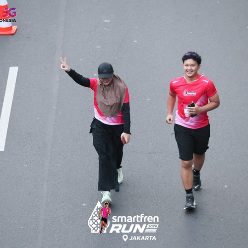 Race photo from SMARTFREN RUN 2026