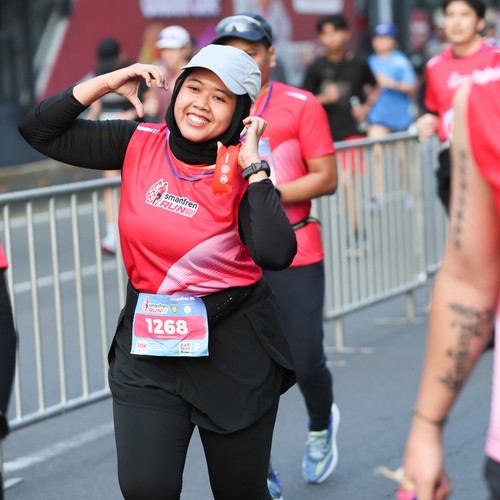 Race photo from SMARTFREN RUN 2026