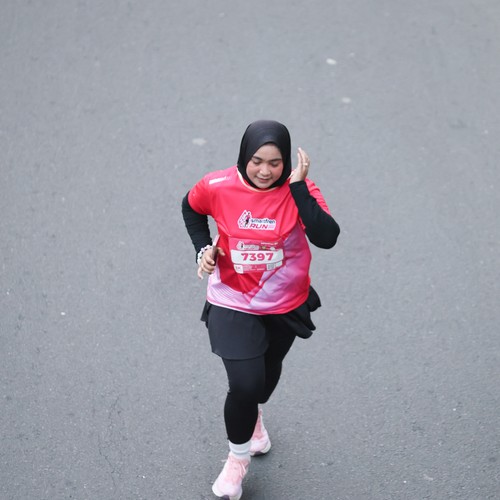 Race photo from SMARTFREN RUN 2026