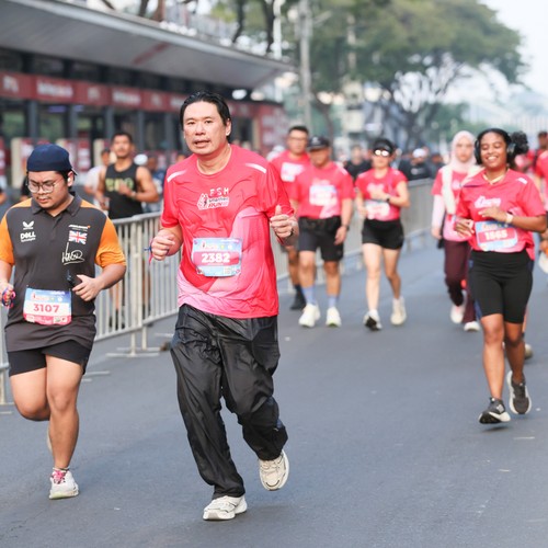 Race photo from SMARTFREN RUN 2026