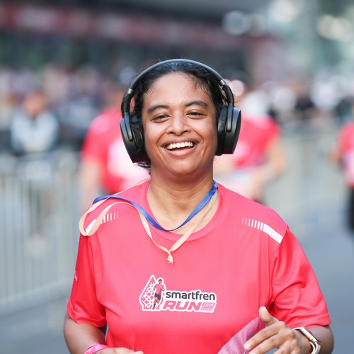 Race photo from SMARTFREN RUN 2026