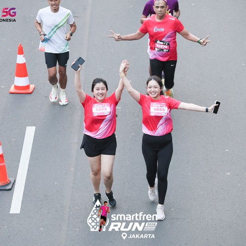Race photo from SMARTFREN RUN 2026