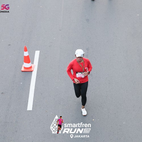 Race photo from SMARTFREN RUN 2026