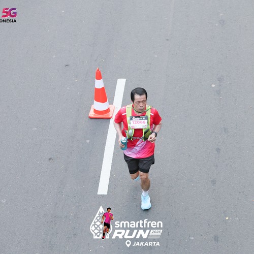 Race photo from SMARTFREN RUN 2026
