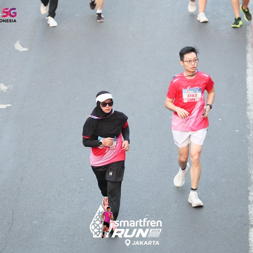 Race photo from SMARTFREN RUN 2026
