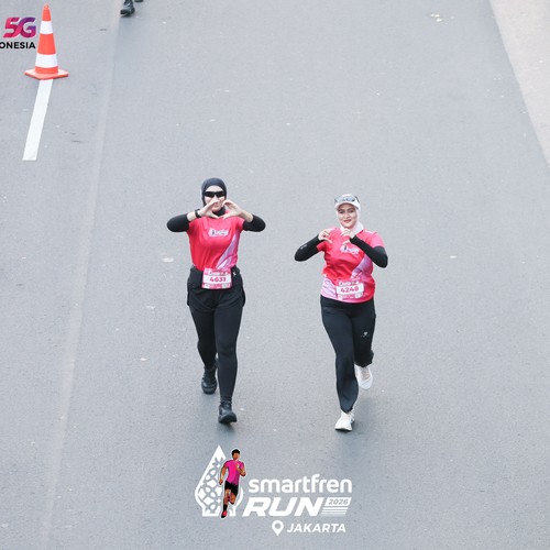 Race photo from SMARTFREN RUN 2026