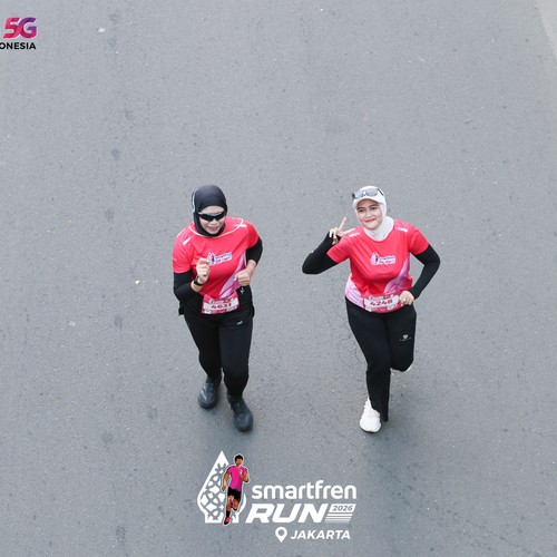 Race photo from SMARTFREN RUN 2026