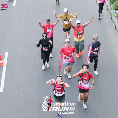 Race photo from SMARTFREN RUN 2026