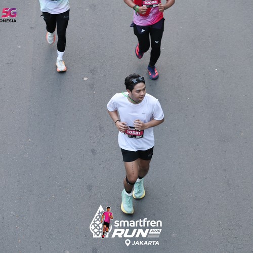 Race photo from SMARTFREN RUN 2026