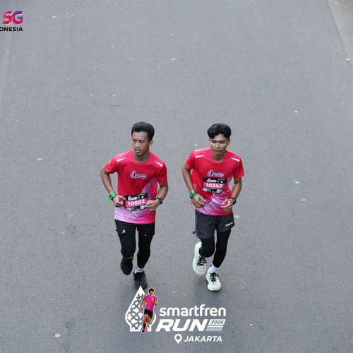 Race photo from SMARTFREN RUN 2026