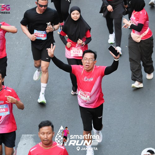 Race photo from SMARTFREN RUN 2026
