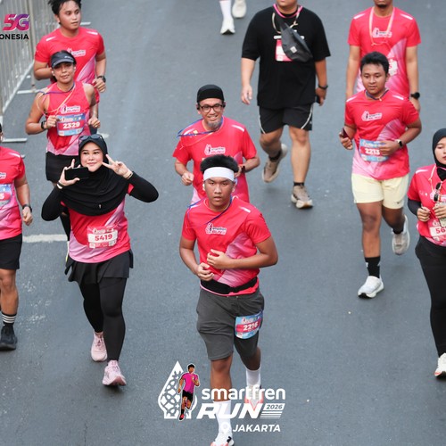 Race photo from SMARTFREN RUN 2026