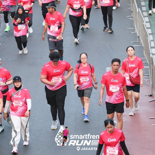 Race photo from SMARTFREN RUN 2026