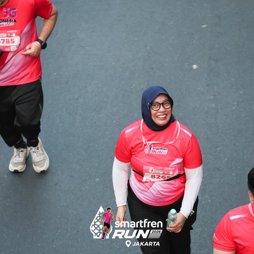 Race photo from SMARTFREN RUN 2026