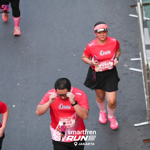 Race photo from SMARTFREN RUN 2026