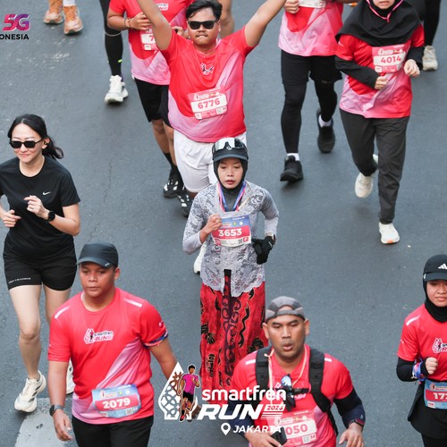 Race photo from SMARTFREN RUN 2026