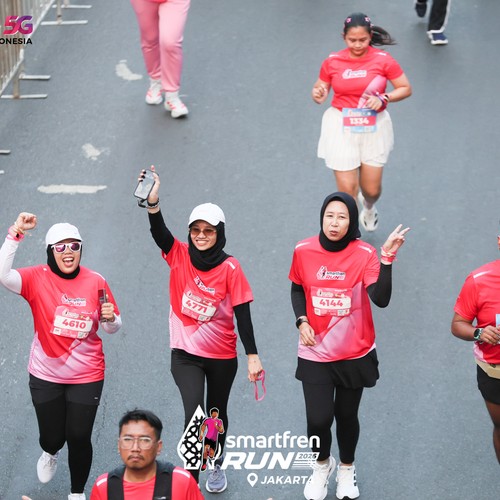 Race photo from SMARTFREN RUN 2026