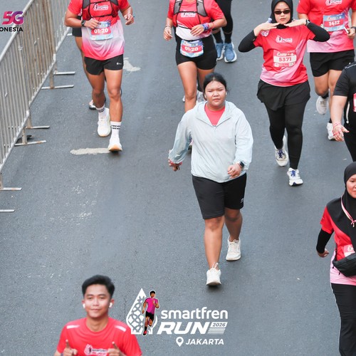 Race photo from SMARTFREN RUN 2026