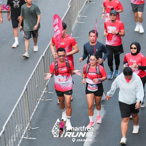 Race photo from SMARTFREN RUN 2026