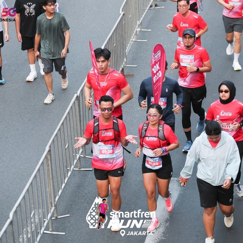 Race photo from SMARTFREN RUN 2026