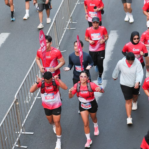 Race photo from SMARTFREN RUN 2026