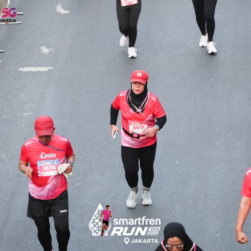 Race photo from SMARTFREN RUN 2026