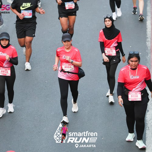 Race photo from SMARTFREN RUN 2026