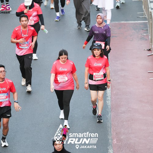 Race photo from SMARTFREN RUN 2026