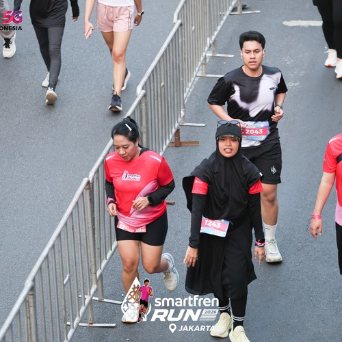Race photo from SMARTFREN RUN 2026