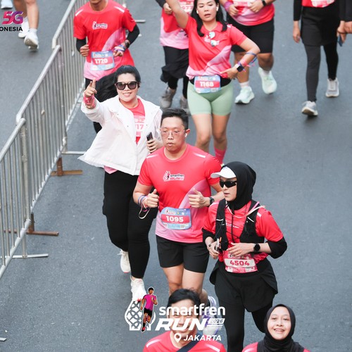 Race photo from SMARTFREN RUN 2026
