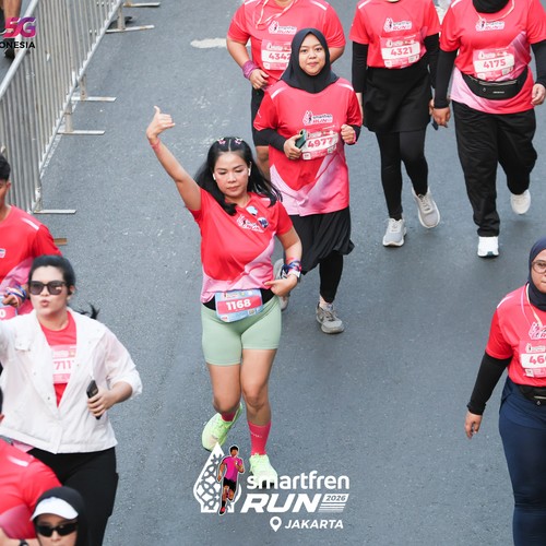Race photo from SMARTFREN RUN 2026