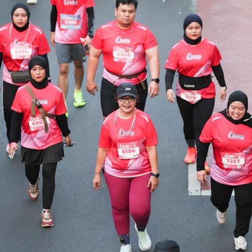 Race photo from SMARTFREN RUN 2026