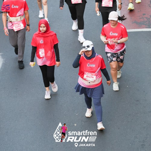 Race photo from SMARTFREN RUN 2026