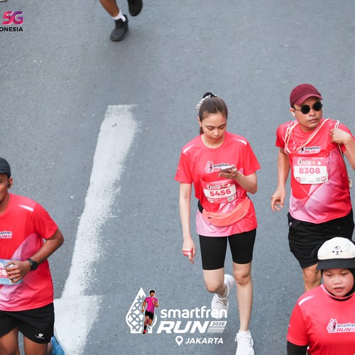 Race photo from SMARTFREN RUN 2026
