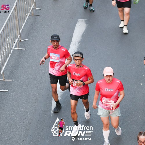Race photo from SMARTFREN RUN 2026