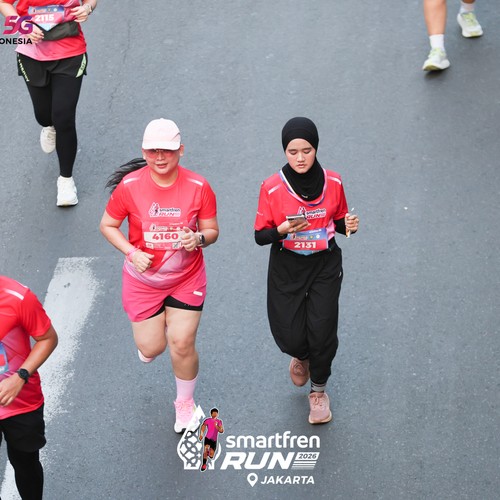 Race photo from SMARTFREN RUN 2026