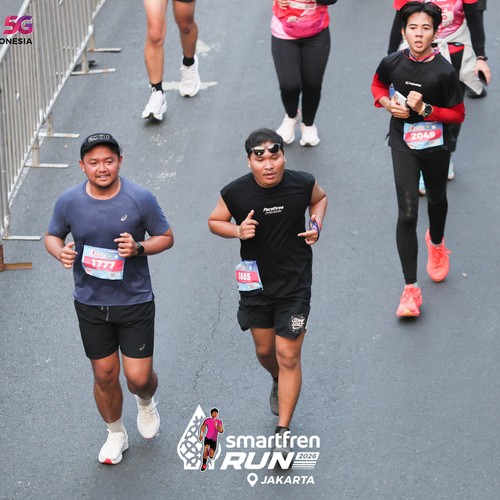 Race photo from SMARTFREN RUN 2026