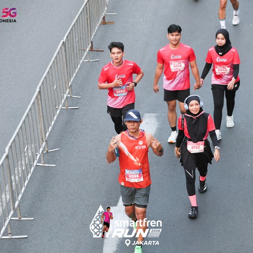 Race photo from SMARTFREN RUN 2026