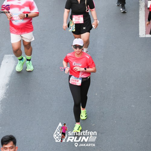 Race photo from SMARTFREN RUN 2026