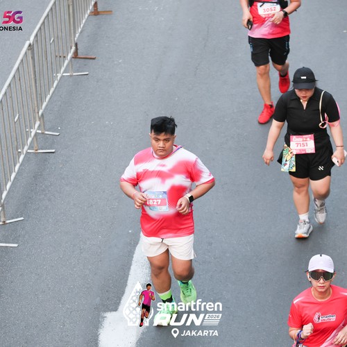 Race photo from SMARTFREN RUN 2026