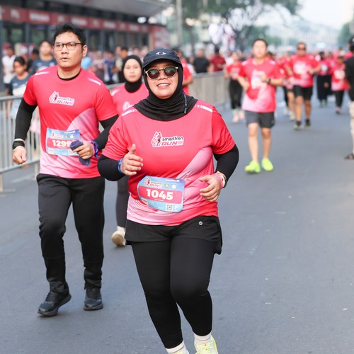Race photo from SMARTFREN RUN 2026