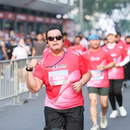 Race photo from SMARTFREN RUN 2026