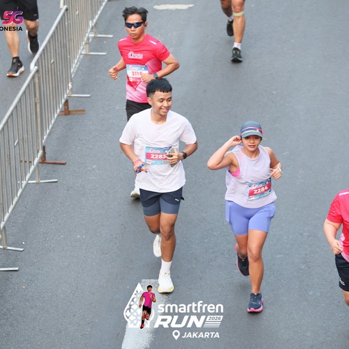 Race photo from SMARTFREN RUN 2026