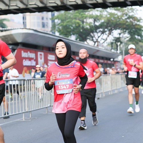 Race photo from SMARTFREN RUN 2026